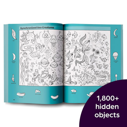 Ocean Puzzles: over 100 Ocean-Themed Search and Find Puzzles for Kids 6 and Over