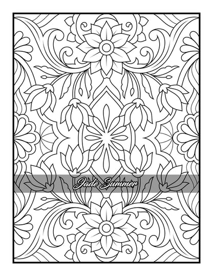 100 Amazing Patterns: an Adult Coloring Book with Fun, Easy, and Relaxing Colori
