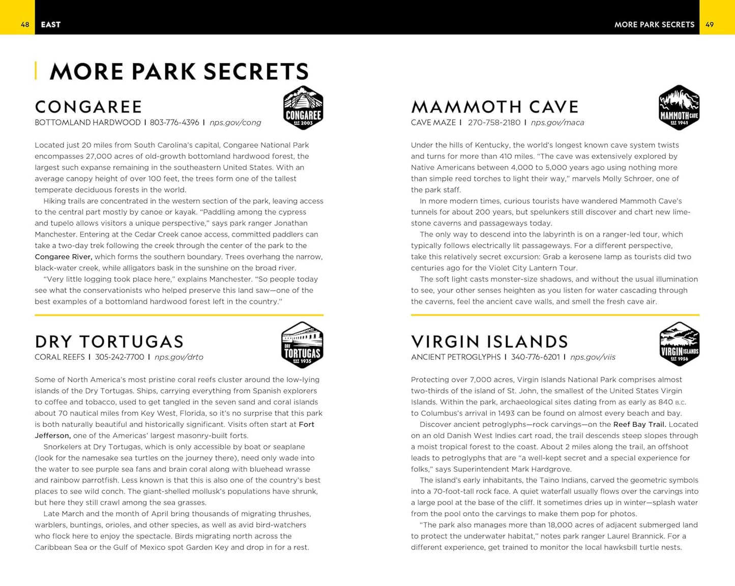 National Geographic Secrets of the National Parks, 2Nd Edition: the Experts' Gui