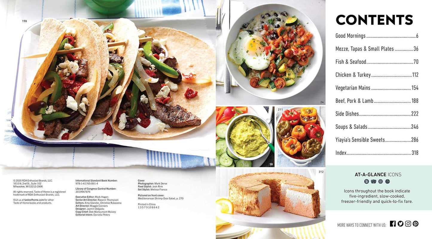 Taste of Home Mediterranean Made Easy: 321 Recipes for Light & Healthy Everyday