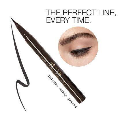 Waterproof Liquid Eye Liner, Stay All Day Makeup with Fine Brush Tip Lasting Sat