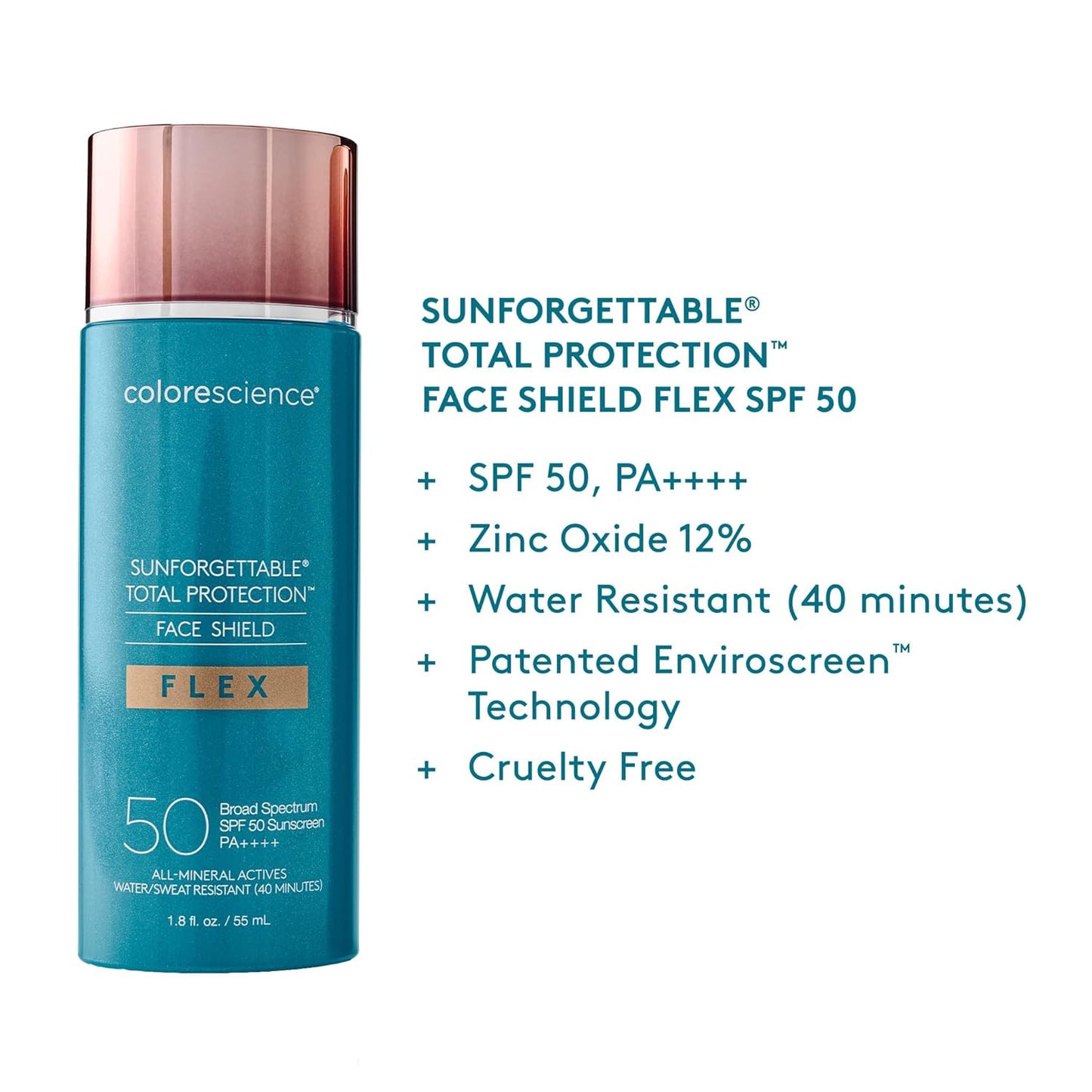 Total Protection Face Shield Flex SPF 50, 1.8 Fl. Oz.