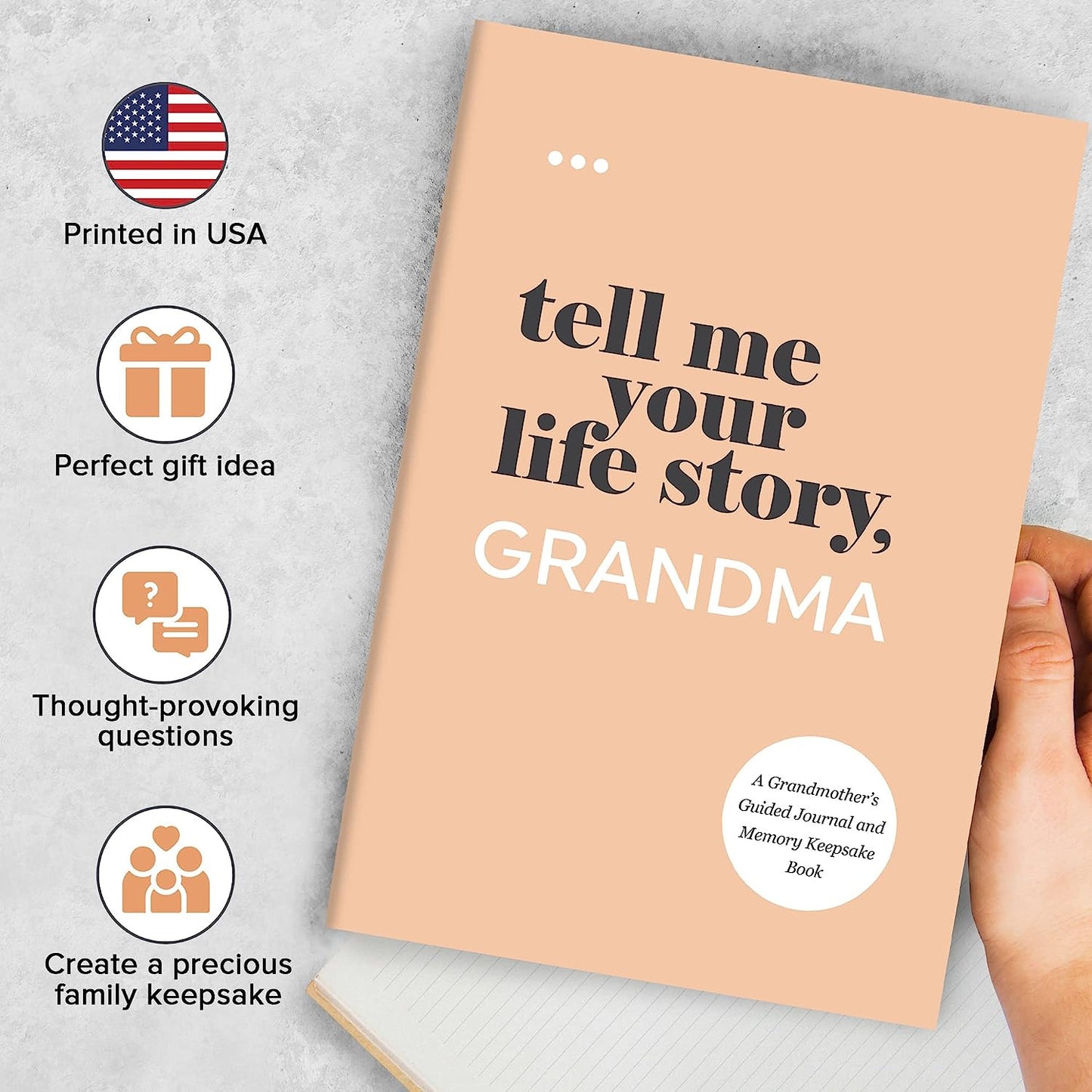 Tell Me Your Life Story, Grandma: a Grandmother’S Guided Journal and Memory Keep