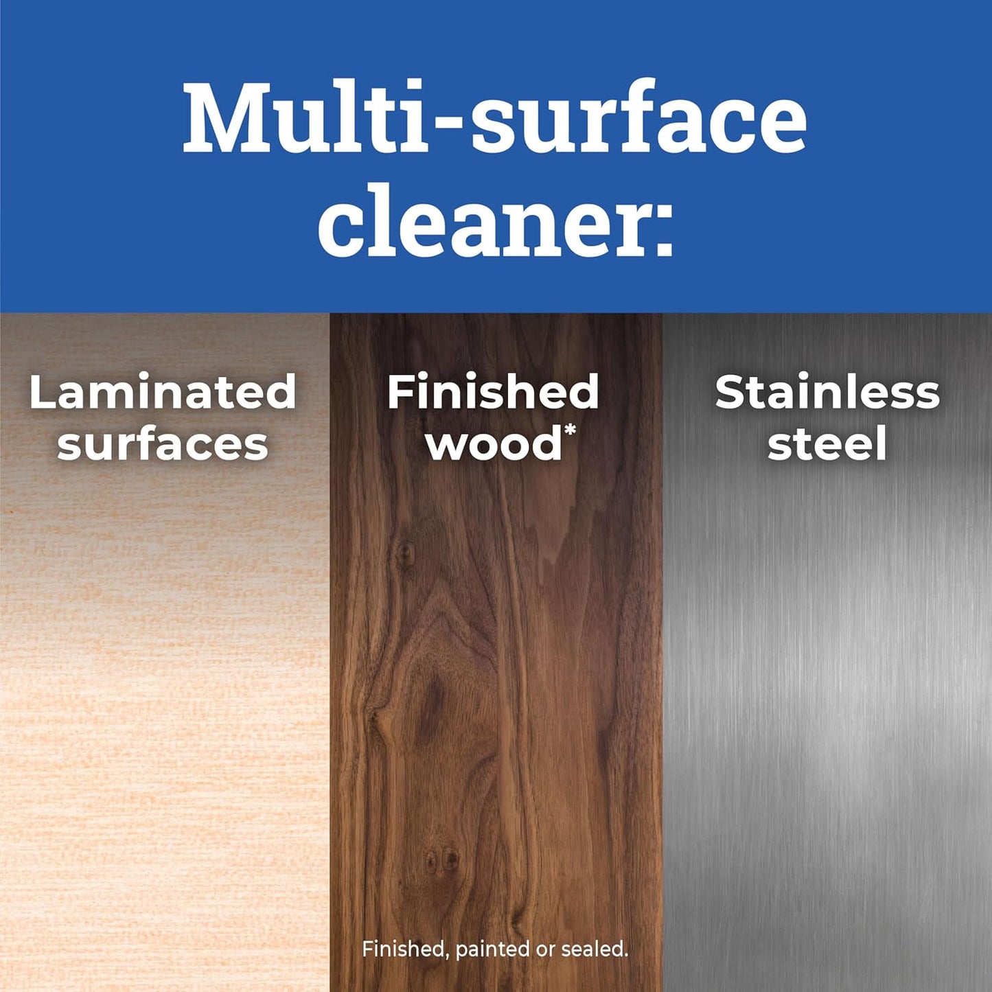 Multi-Surface Cleaner, , 2X Concentrated Formula, Lemon Fresh, 80 Fl Oz