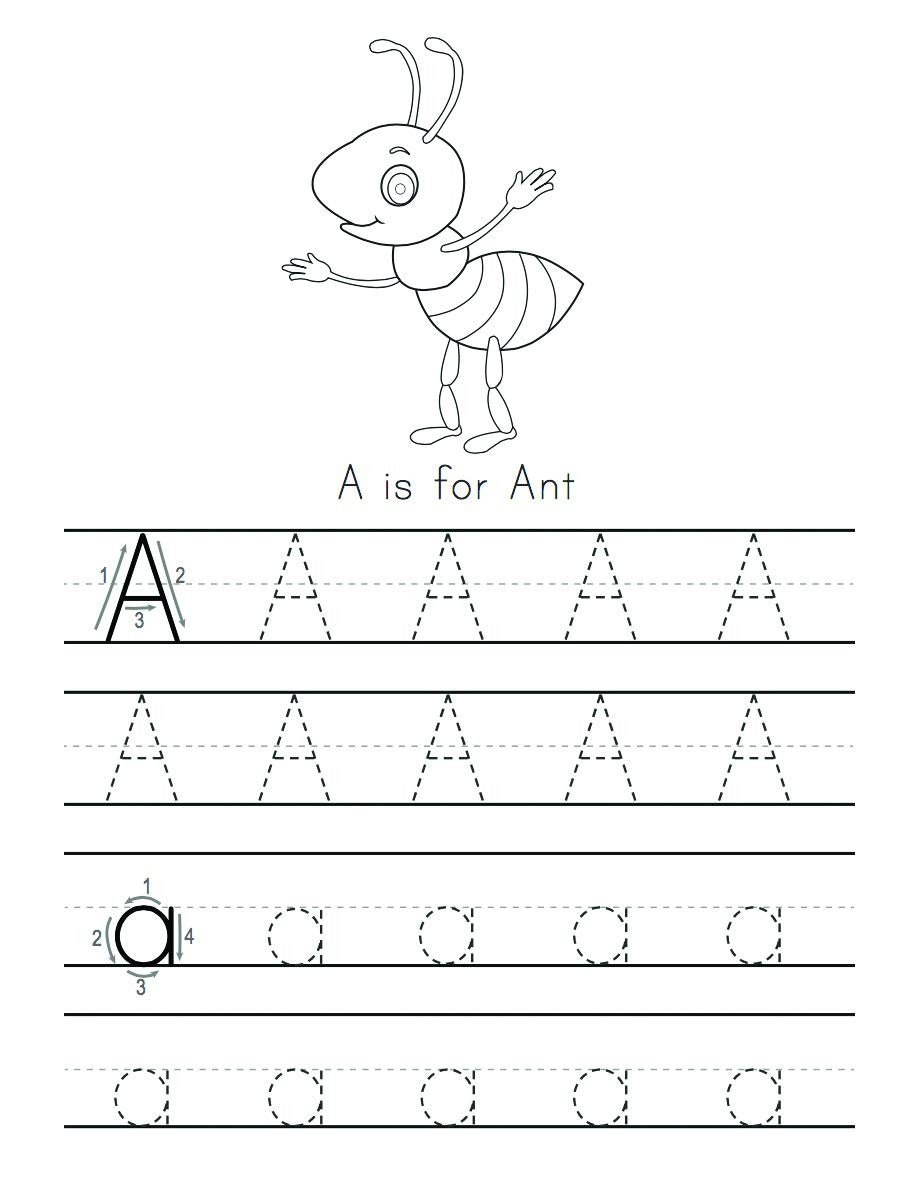 Trace Letters: Alphabet Handwriting Practice Workbook for Kids: Preschool Writin