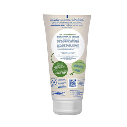 Mustela Certified Organic Hydrating Cream - Natural Body Lotion W/ Olive Oil, Al