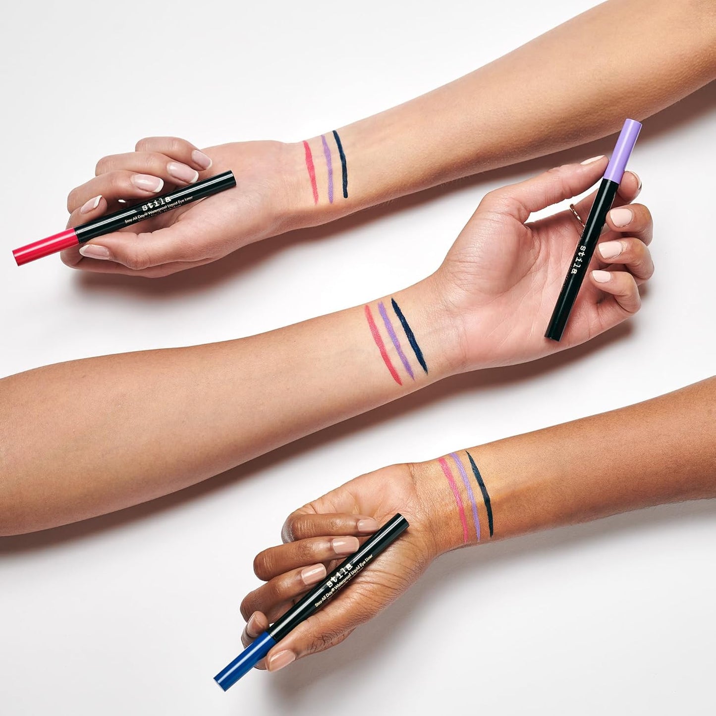 Waterproof Liquid Eye Liner, Stay All Day Makeup with Fine Brush Tip Lasting Sat