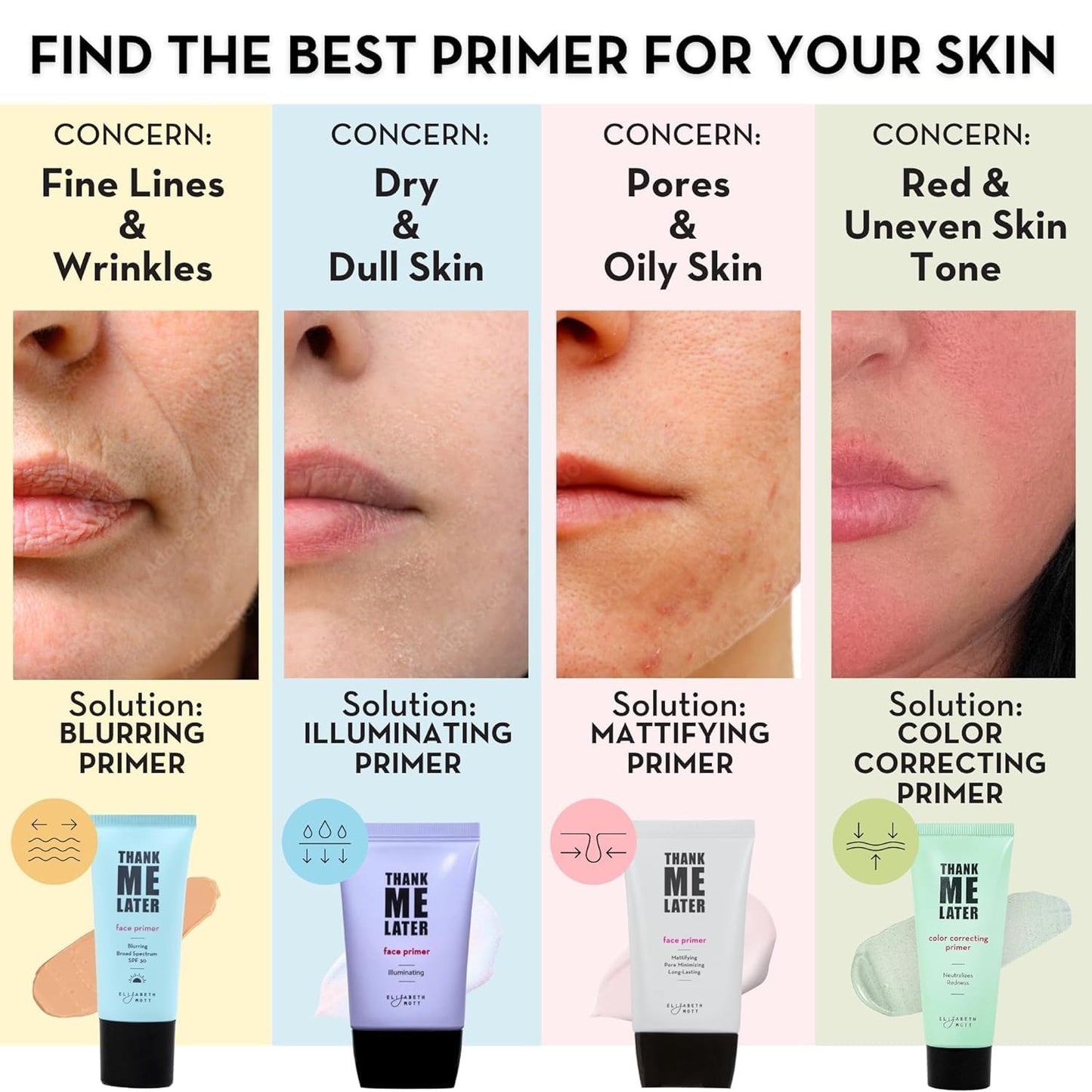 Thank Me Later Blurring Face Primer SPF 30 – Lightweight, Hydrating Makeup Prime