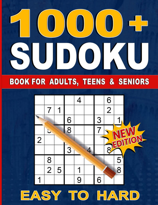 1000+ Sudoku Puzzles for Adults: a Book with More than 1000 Sudoku Puzzles from