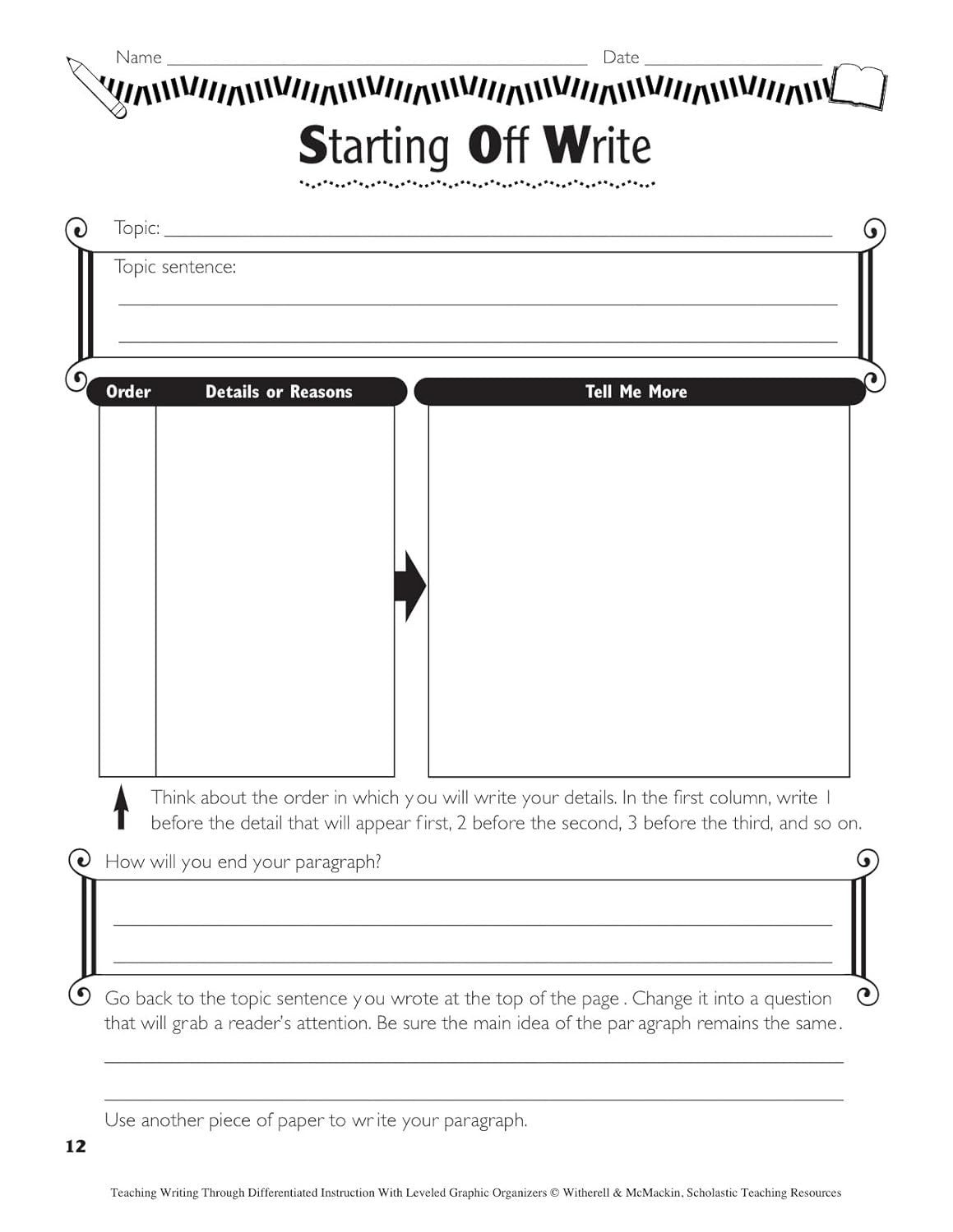 Teaching Writing through Differentiated Instruction with Leveled Graphic Organiz