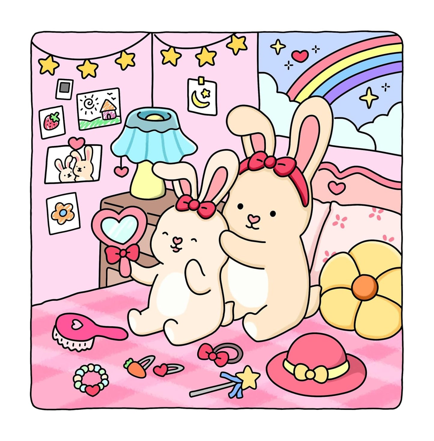 Sweetheart: Coloring Book for Adults & Teens Featuring Adorable Animals Valentin