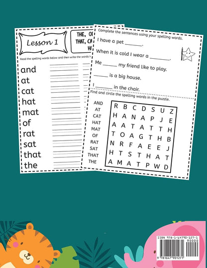 Spelling Workbook for Kids Ages 5-7: Learn and Practice over 350 Essential Words