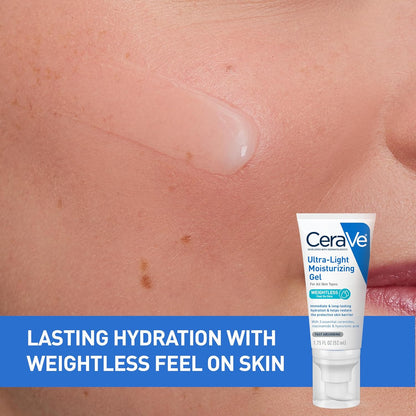 Ultra-Light Moisturizing Gel, Hydrating Gel Face Moisturizer for Men & for Women