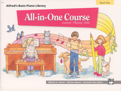 All-In-One Course for Children: Lesson, Theory, Solo, Book 1 (Alfred'S Basic Pia