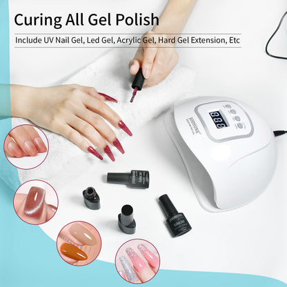 U V LED Nail Lamp, Nail Dryer for Gel Polish, Led Light with Automatic Sensor &