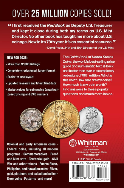 The 2026 Red Book: a Guide Book of United States Coins