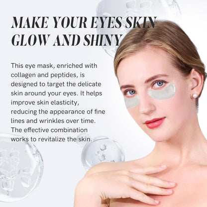 Under Eye Patches with Collagen and Peptide Eye Mask for Dark Circles and Puffin