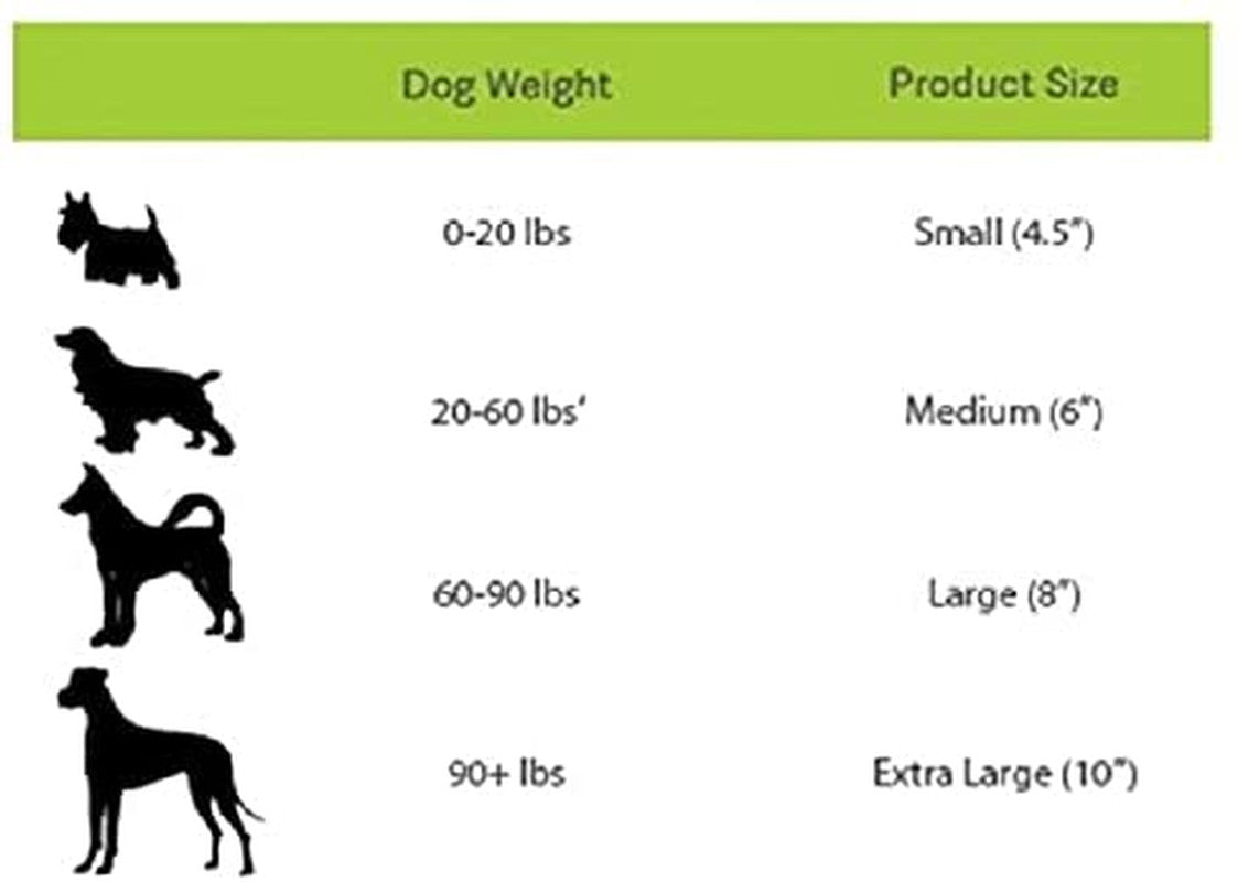 Tug-N-Toss Dog Toy Ball with Handle, 8 Inches/Large, Blue