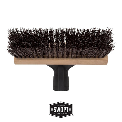 10' Premium Rough Surface Scrub Brush Head - Deck Brush for Rough and Textured S