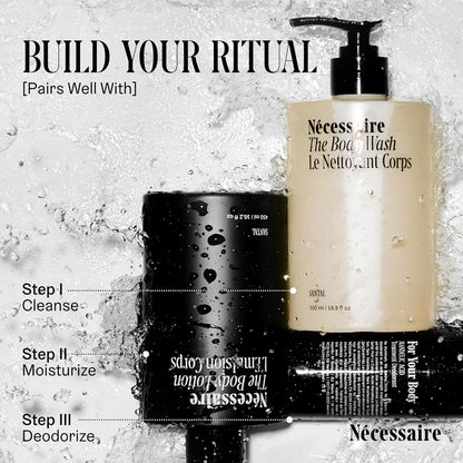 the Body Wash Santal - Natural Body Wash for Women & Men, Therapeutic Shower Gel