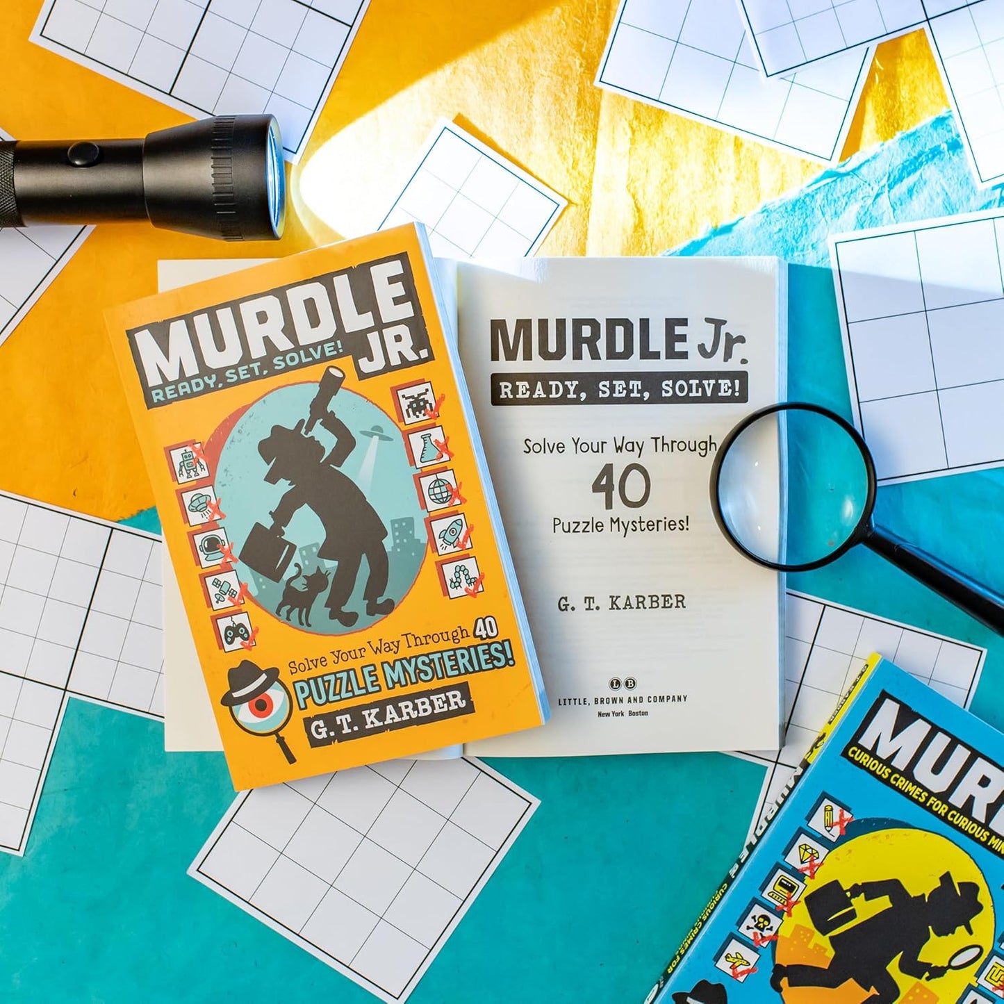 Murdle Jr.: Ready, Set, Solve!: Solve Your Way through 40 Puzzle Mysteries! (Mur