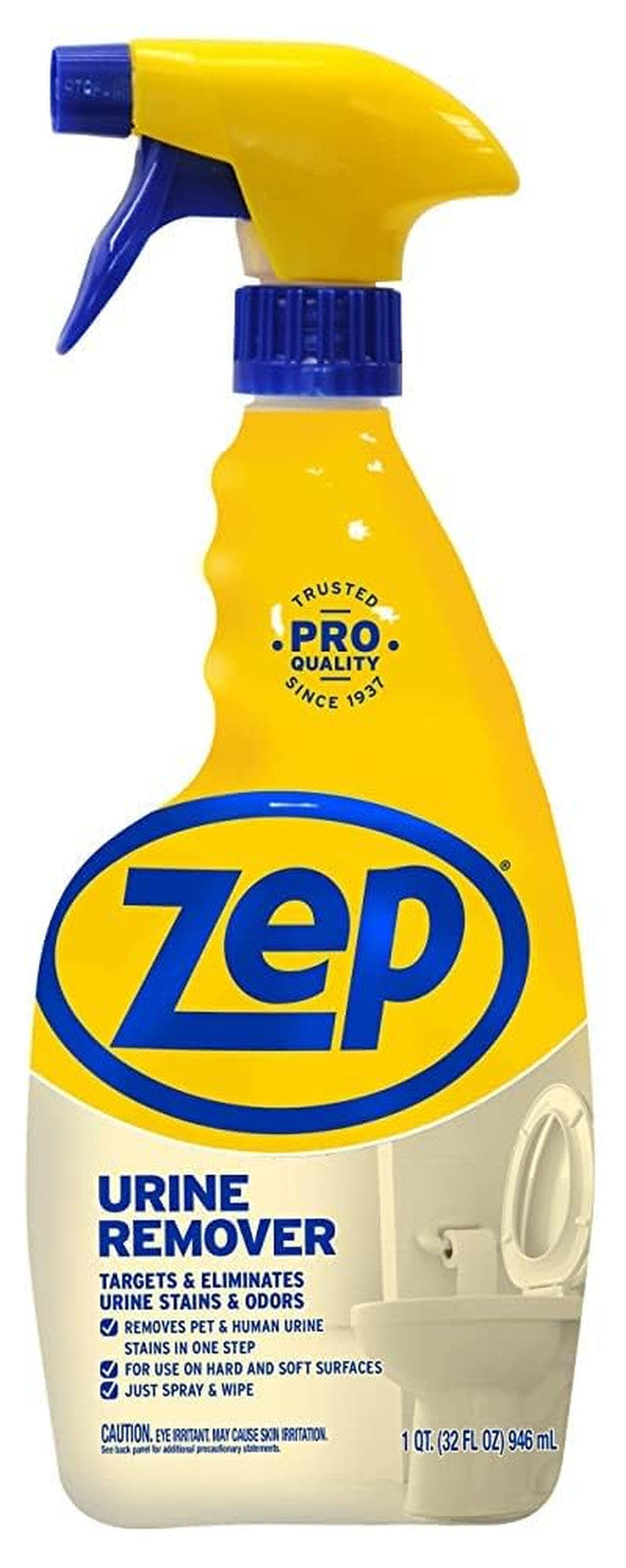 Urine Remover, 32 Fl Oz - ZUURMV32 - Professional Strength Stain and Odor Elimin