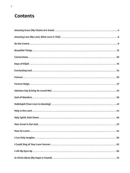 A to Z Praise and Worship Hits: 40 Piano Arrangements of Contemporary Christian