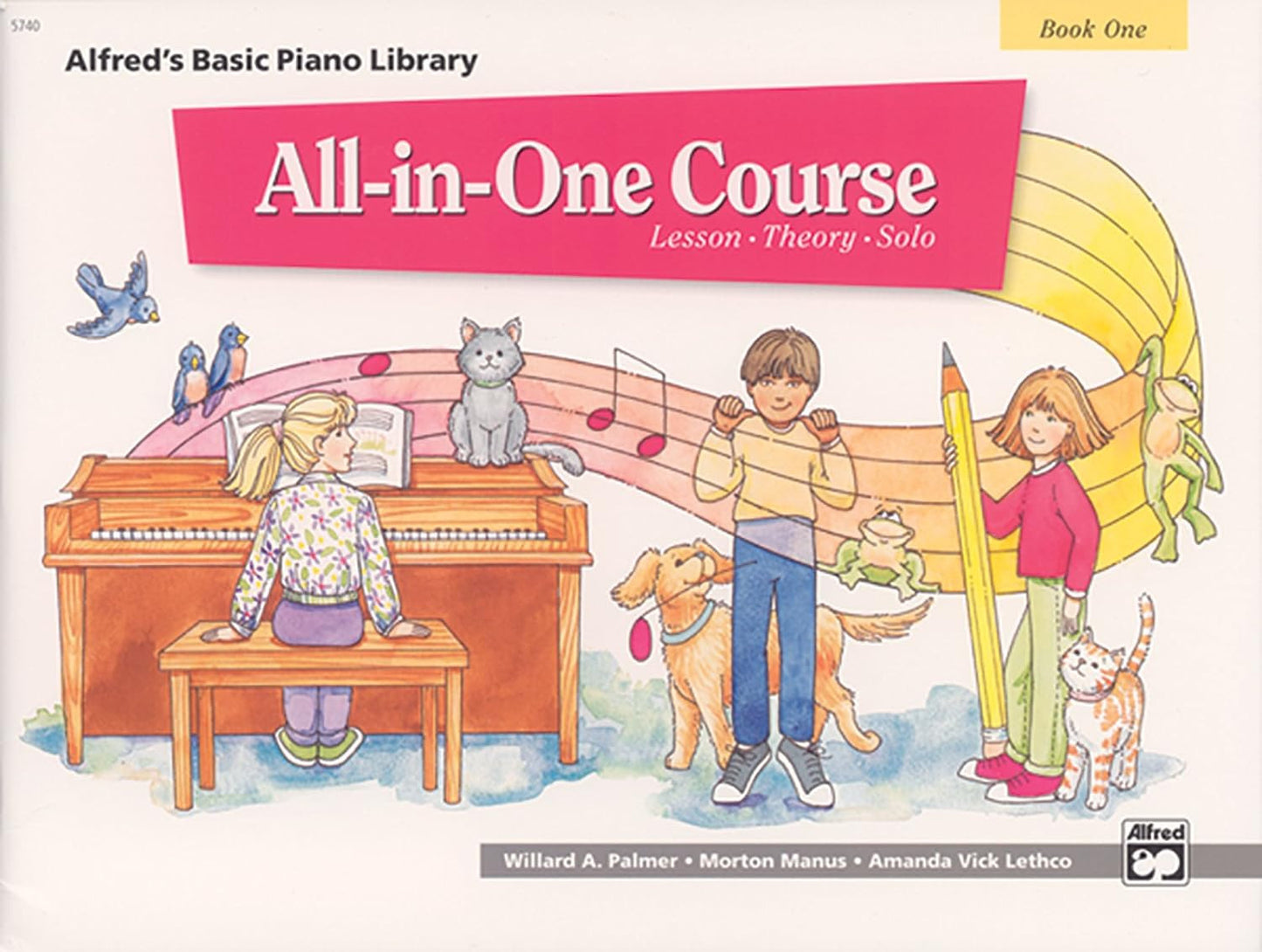 All-In-One Course for Children: Lesson, Theory, Solo, Book 1 (Alfred'S Basic Pia