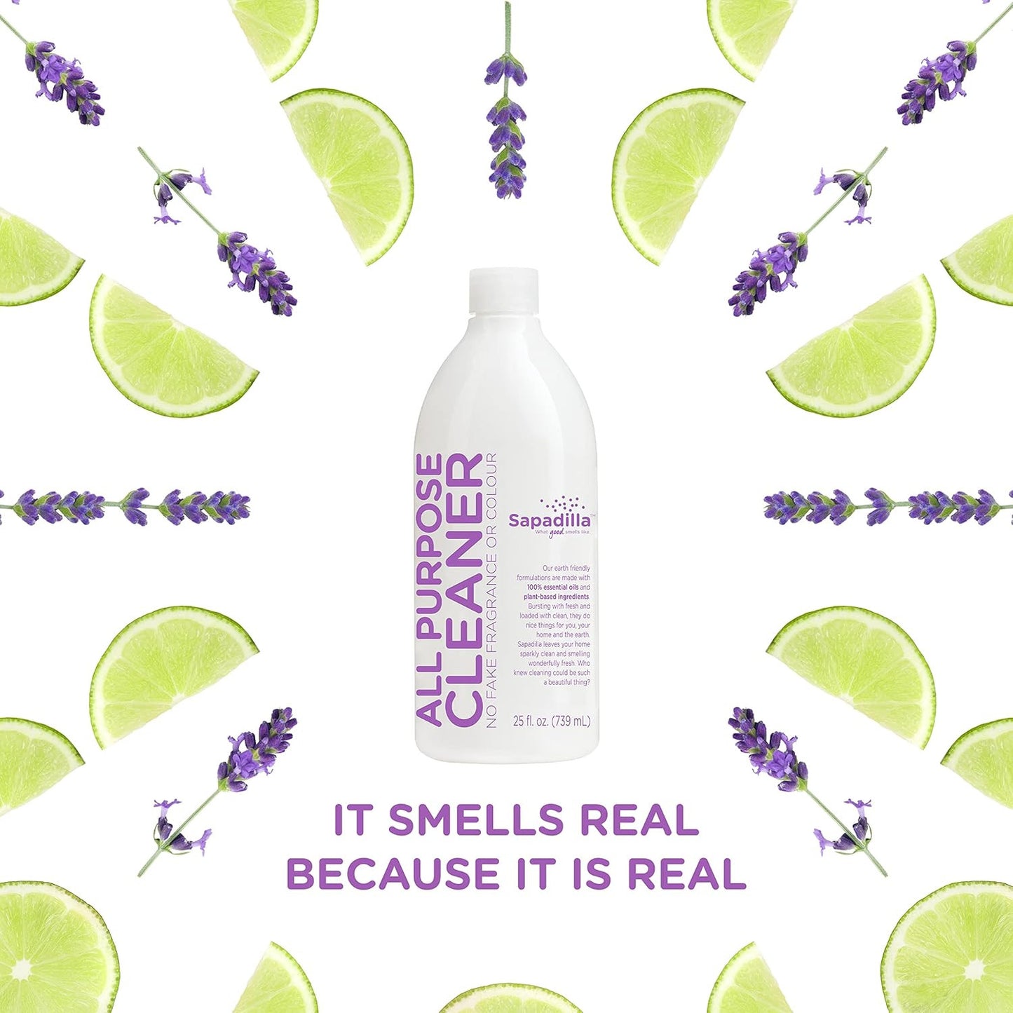 Sweet Lavender + Lime Biodegradable All-Purpose Cleaner Concentrate, 25 Ounce