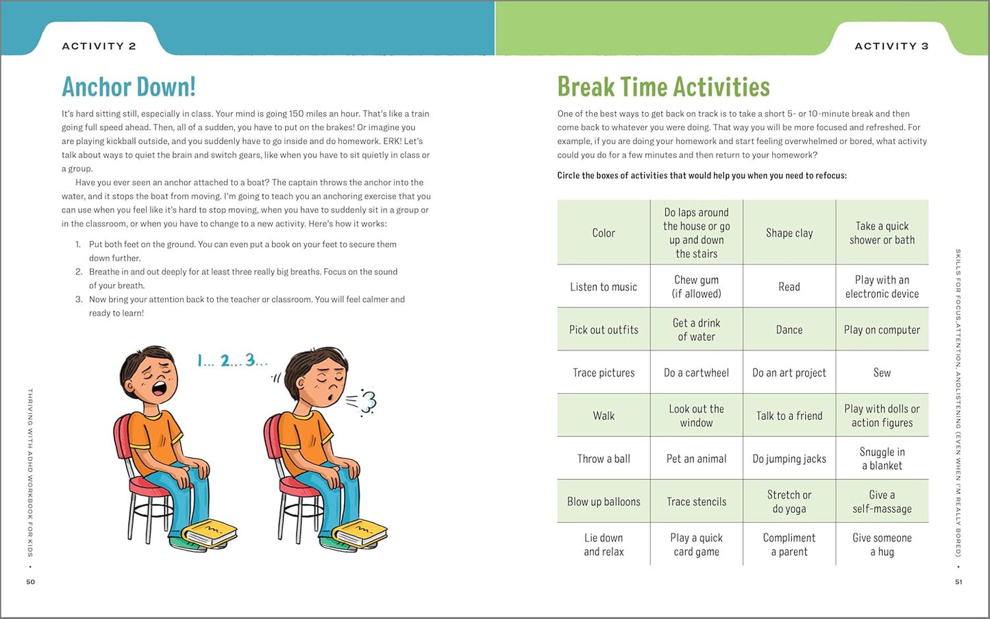 Thriving with ADHD Workbook for Kids: 60 Fun Activities to Help Children Self-Re