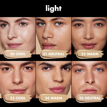 Soft Glam Foundation, Medium Coverage, Long-Lasting & Buildable Foundation for a