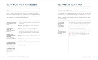 The Mediterranean Diet Cookbook for Two: 100 Perfectly Portioned Recipes for Hea