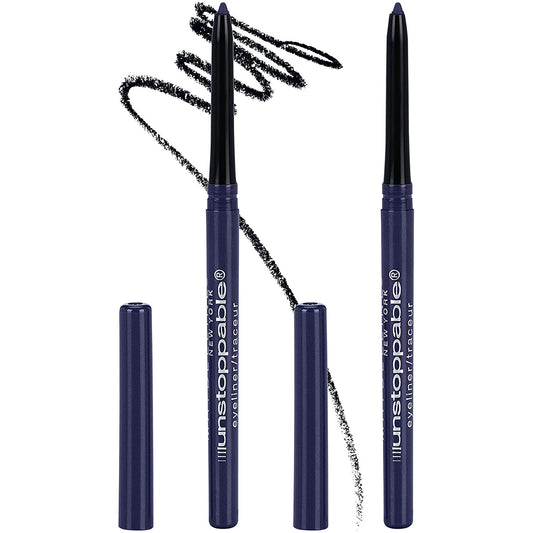 Unstoppable Waterproof Mechanical Blue Eyeliner Pencil, Easy to Apply, Smooth Gl