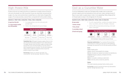 The Complete Bariatric Cookbook and Meal Plan: Recipes and Guidance for Life bef