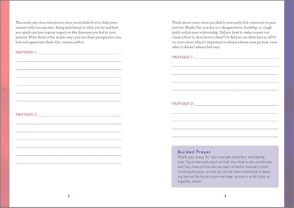 52-Week Christian Couples Journal: Prompts and Prayers to Strengthen Your Relati