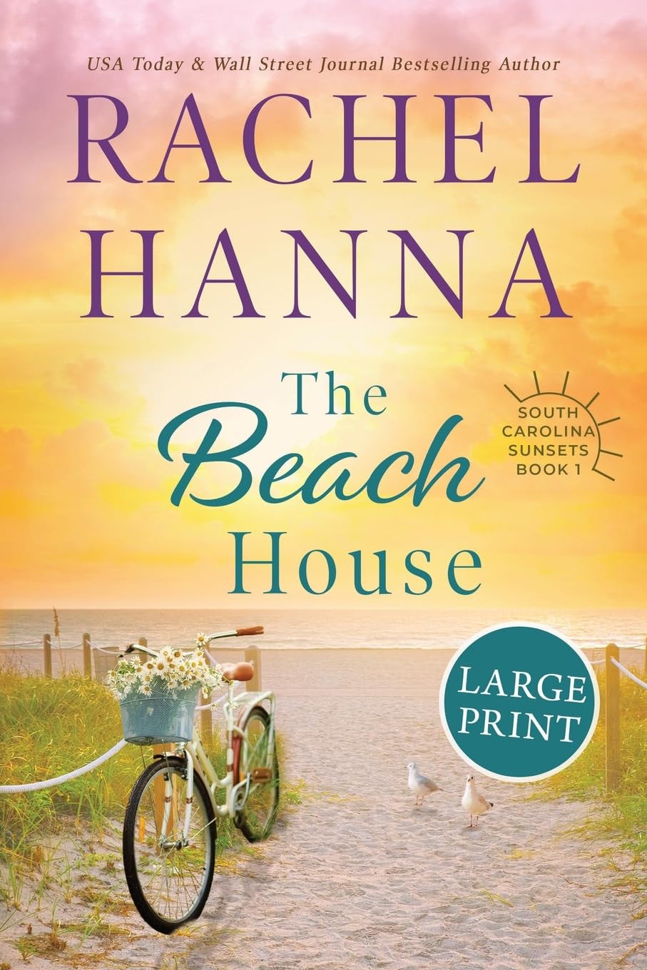 The Beach House: Large Print (South Carolina Sunsets)