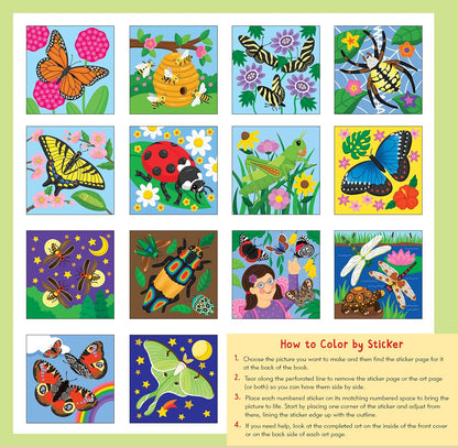 My First Color-By-Sticker Book - Butterflies & Bugs