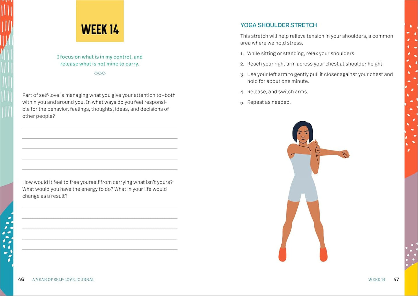 A Year of Self Love Journal (A Year of Reflections Journal)