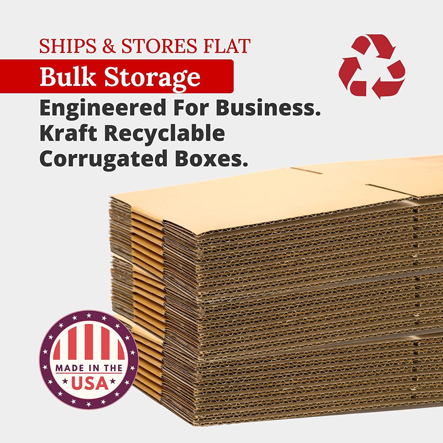 12 X 8 X 4 Corrugated Cardboard Boxes, Flat 12"L X 8"W X 4"H, Pack of 25 | Shipp