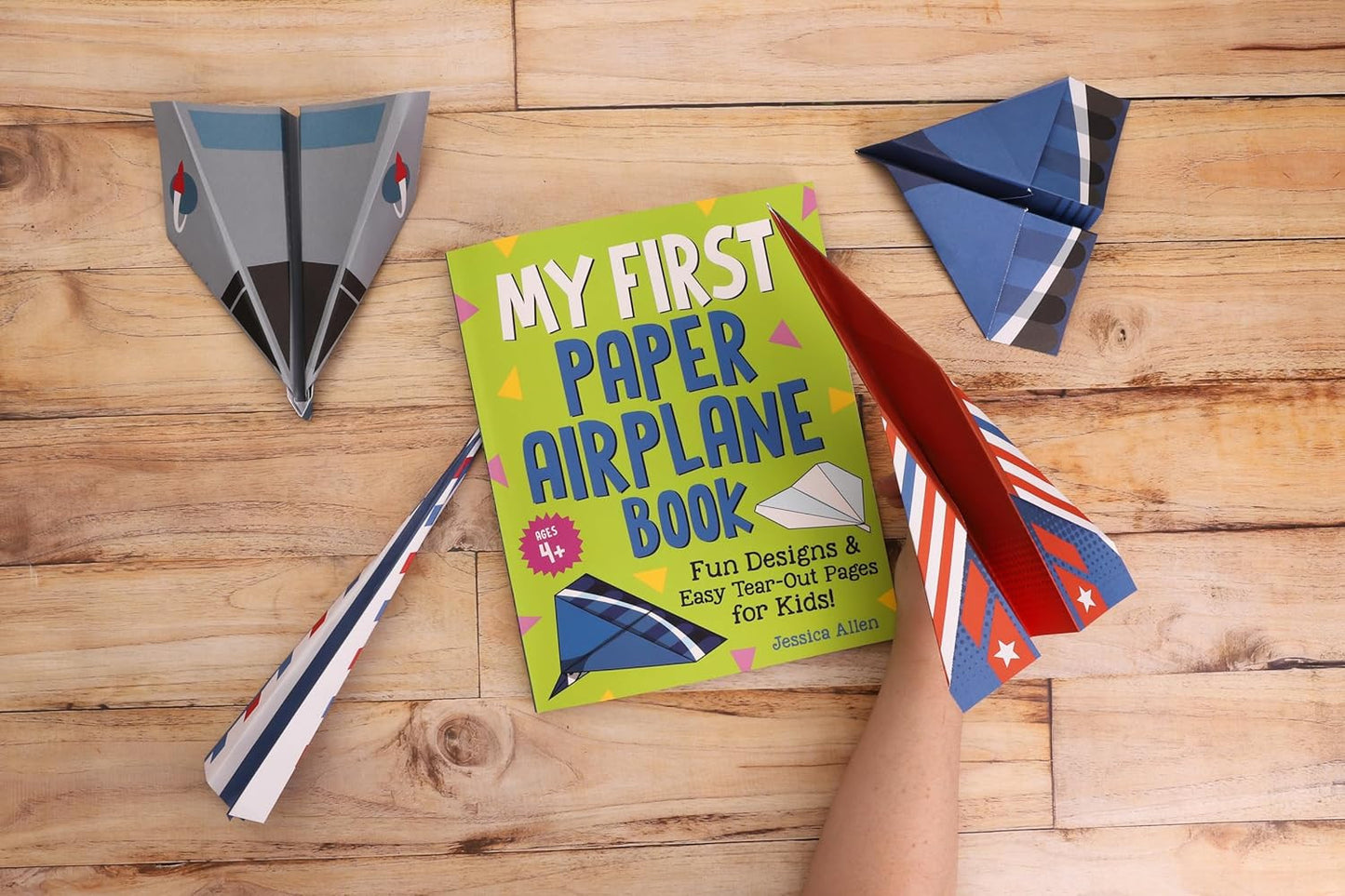 My First Paper Airplane Book: Fun Designs and Easy Tear-Out Pages for Kids!