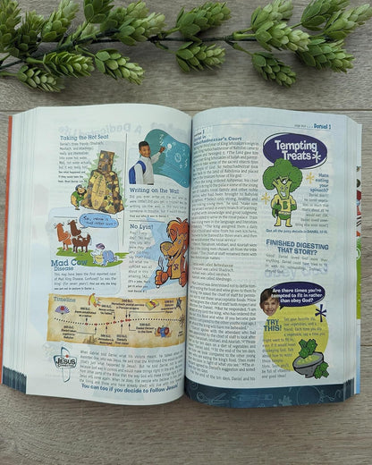 NLT Hands-On Bible for Kids, 3Rd Edition (Softcover): Full-Color, Family Activit