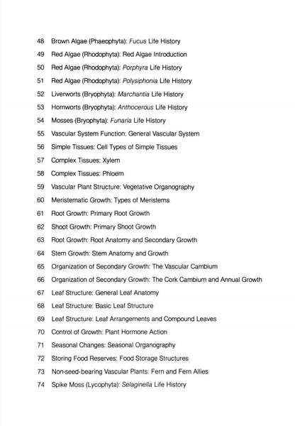 The Botany Coloring Book