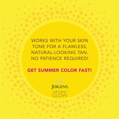 Natural Glow Instant Sun Body Mousse, Self Tanner for Light Bronze Tan, Sunless