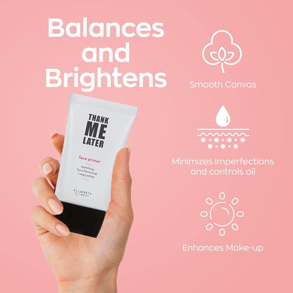 Thank Me Later Face & Eye Primer – Long-Lasting Matte Makeup Base, Pore Minimize