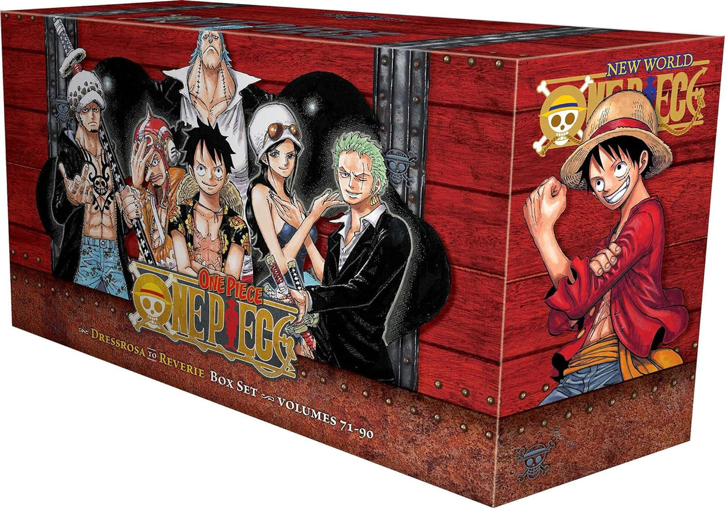 One Piece Box Set 4: Dressrosa to Reverie: Volumes 71-90 with Premium (4) (One P