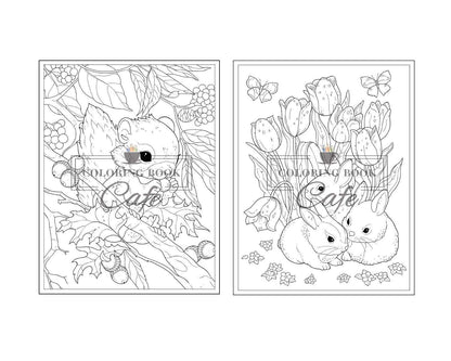 100 Baby Animals: a Coloring Book Featuring 100 Incredibly Cute and Lovable Baby
