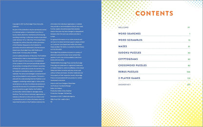 The Ultimate Activity Book for Teens: Crosswords, Cryptograms, Trivia, and More!