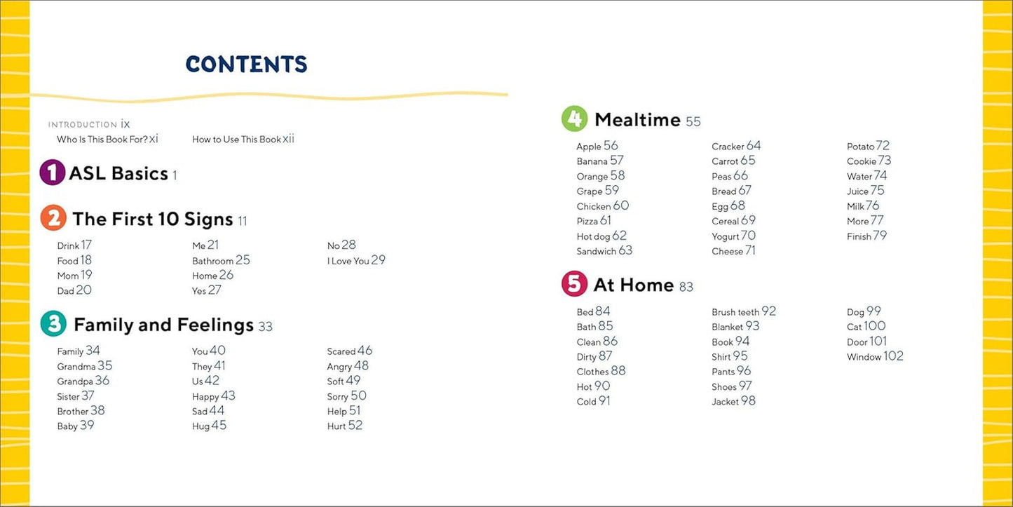 American Sign Language for Kids: 101 Easy Signs for Nonverbal Communication