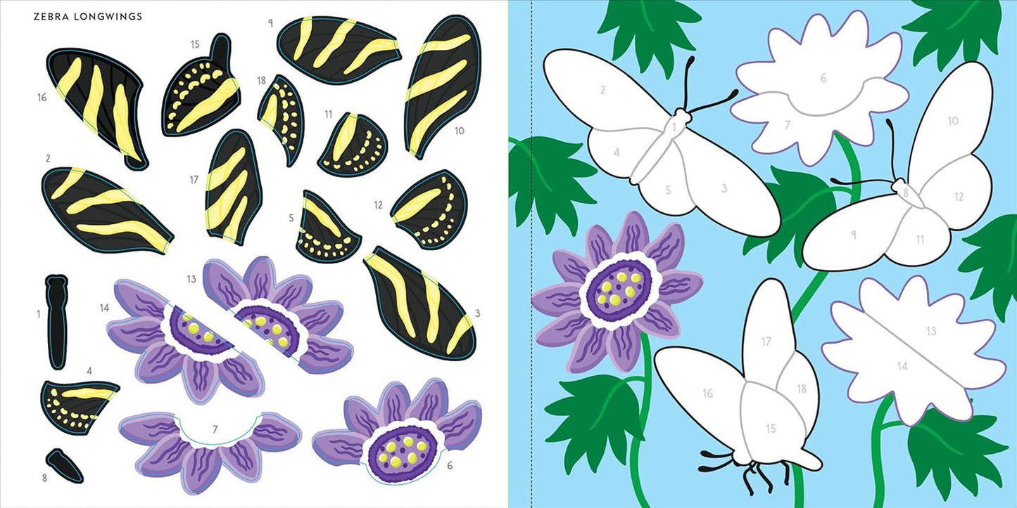 My First Color-By-Sticker Book - Butterflies & Bugs