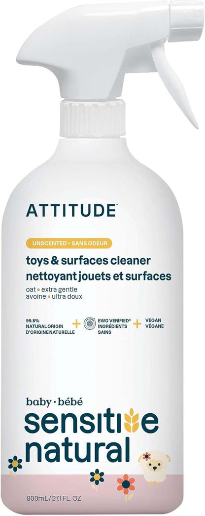Toy and Hard Surface Cleaner, Plant and Mineral Based Ingredients, Vegan, Baby a